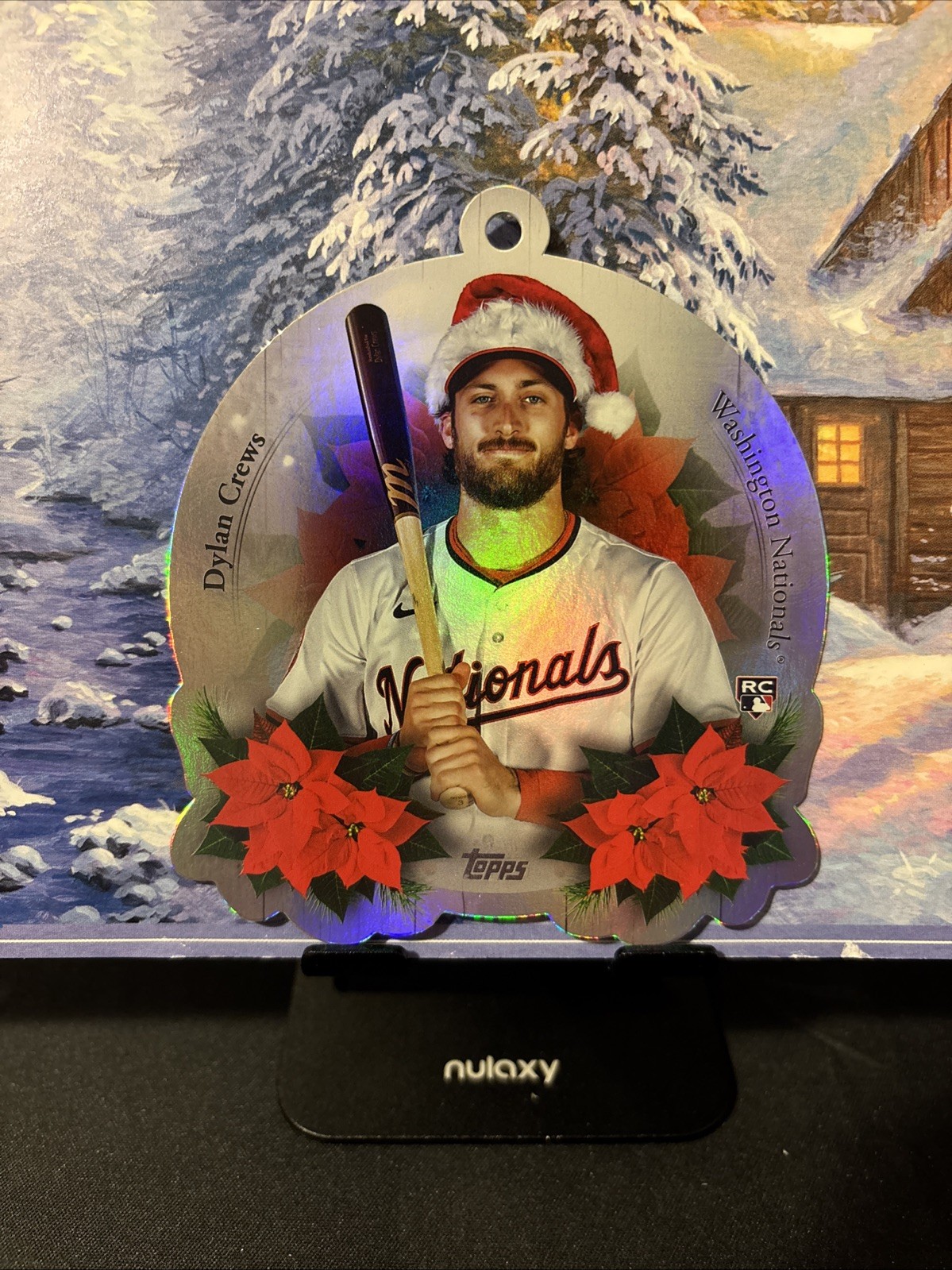 2025 Topps Series 1 Dylan Crews #74 Rainbow Foilboard (RC)