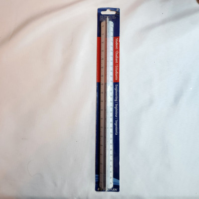 Staedtler Mars Triangular Engineering Scale Ruler 12 Inch Made Germany #98179-34