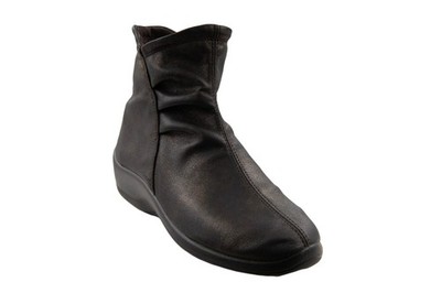 Arcopedico Women's Paluma Gray Bronze Vegan Zip-Up Comfort Booties