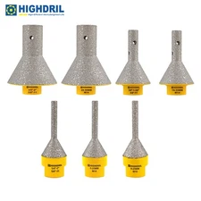 HIGHDRIL Diamond Chamfer Finger Milling Bit Grinding Porcelain Ceramic Marble