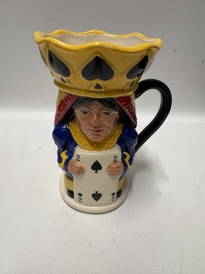 ROYAL DOULTON TOBY JUG King And Queen Of Spades D7087  1997 Ltd Ed 198 /2500