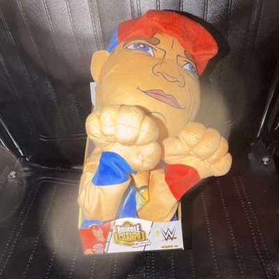 WWE John Cena Rumble Champs Fighting Puppet Plush Toy 12 in Sound Red Blue