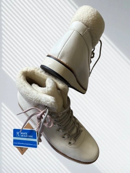 botas de invierno para mujer marca white mountain talla 10 color blanco nuevos