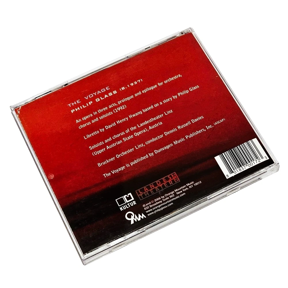 PHILIP GLASS - THE VOYAGE An Opera In Three Acts UK 2CD 2006 Landestheater Linz