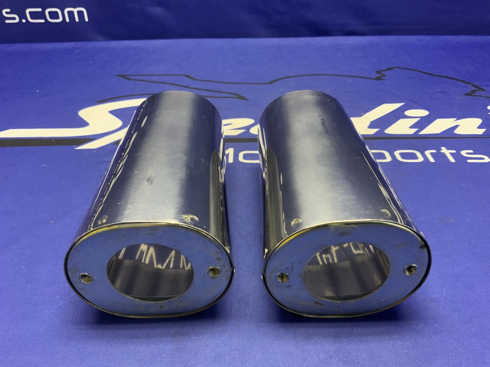 Harley Davidson Fork Slider Covers Chrome Touring 1980-2013 OEM 45963-97