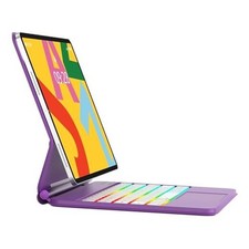 iPad Air 11 inch Case with Keyboard M3/M2 2025/2024, Magic-Style purple