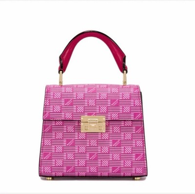 Moreau Paris Mune Mini Printed Leather Bag NWT Authentic $2134