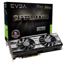 EVGA GeForce GTX 1070 SC GAMING ACX 3.0 Black Version 8GB GDDR5 LED DX12 OSD