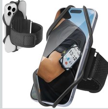 BONE Run Tie 3, Running Phone Armband, Skin-Friendly Silicone Sport Armband with