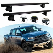 2pcs Crossbar Fit For Ford Ranger T6 2024-2026 Roof Rack Cargo Bar Lock Kayak