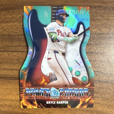 2026 Bowman Chrome Power Chords Aqua Parallel /125 Bryce Harper Phillies #PC-7