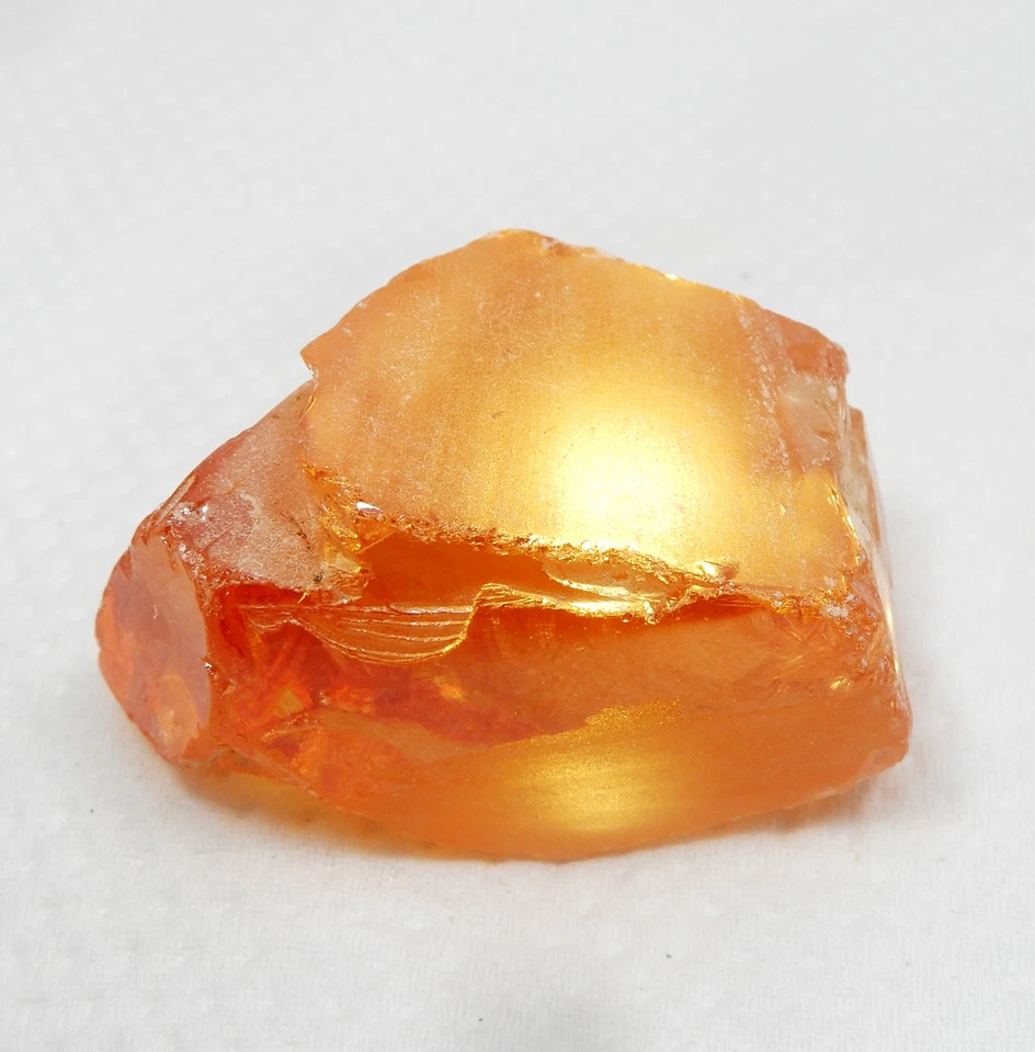 Orange Cambodia Cubic Zircon Rough Loose Gemstone 182.05 Ct - Image 2 of 4