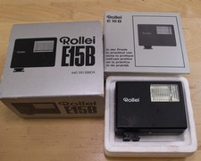 Rollei E15B Hot Shoe Mount Flash in the Box With Paper Work - No Cable