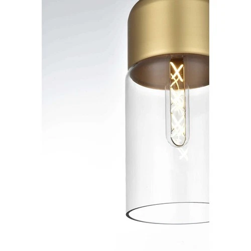 Living District LD2240SG Ashwell 1 Light 5 inch Satin Gold Pendant Ceiling Light - Picture 4 of 10