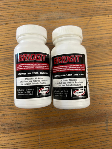 Lot of 2 BRIDGIT Flux paste 4oz BRAND NEW