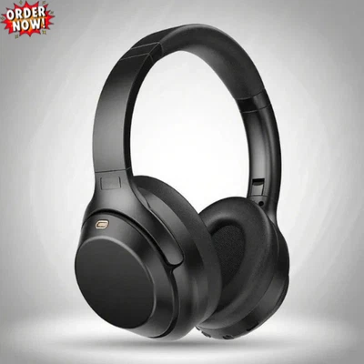 BRANDED WH-1000XM4 Wireless Noise-Cancelling Over-the-Ear Headphones - Black