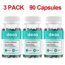 3PACK Internal Deodorant Supplement   Full Body Deodorizer - 90 Capsules 