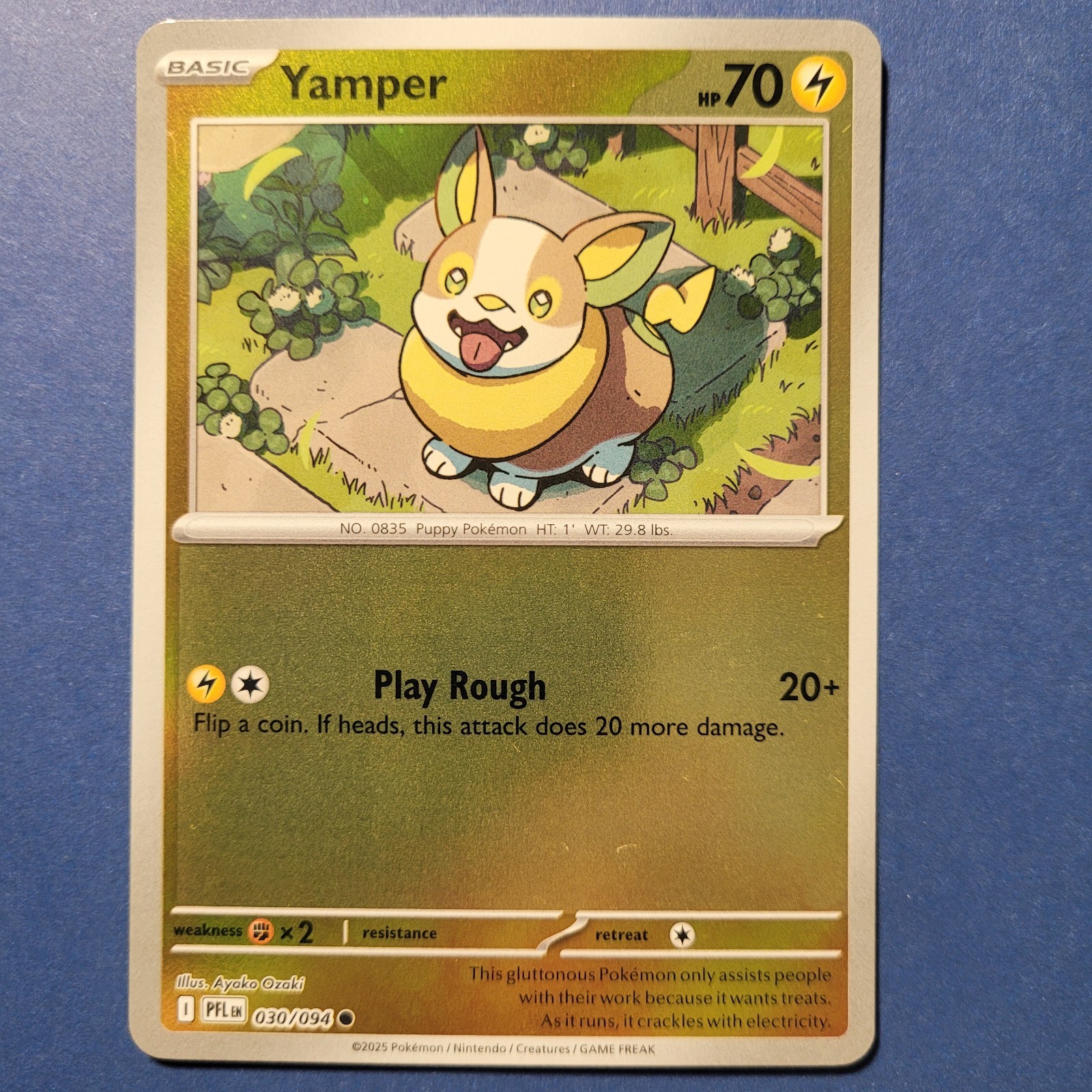 Yamper 030/094 Phantasmal Flames Reverse Holo