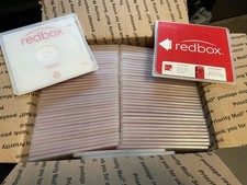HUGE LOT 60 Redbox DVD Sleeves Cases Empty Plastic Movie Rental Disc Storage