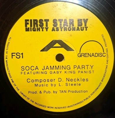 First Star By Mighty Astronaut Soca Jamming Party, Wine Wine 12'' Vinyl Grenadisc