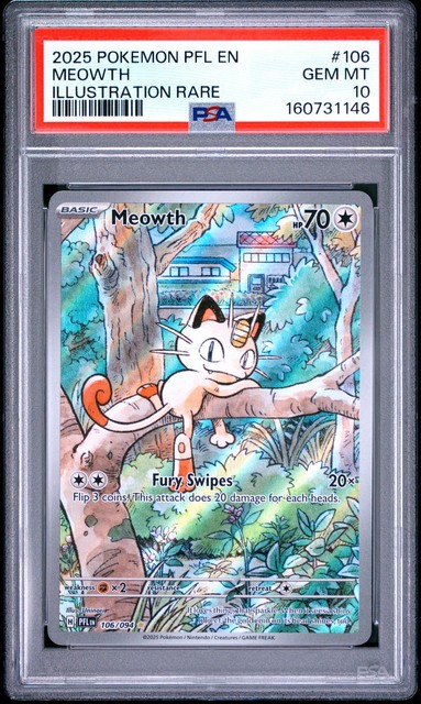 Meowth #106 (Phantasmal Flames)