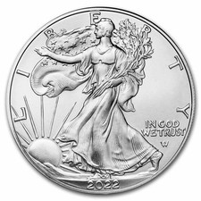 2022 1 oz American Silver Eagle Coin BU