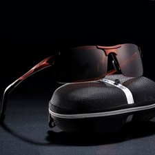 Aluminum HD Polarized Photochromic Sunglasses Men Eyewear Driving Sport Glasses