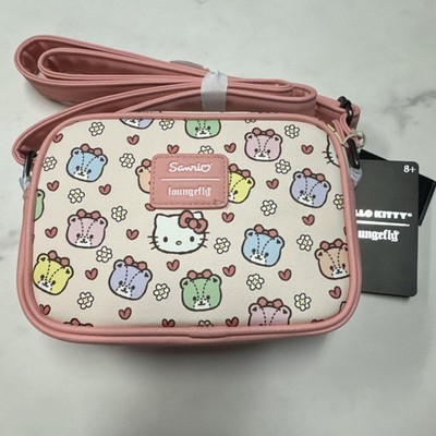 Hello Kitty & Friends Crossbody Bag Sanrio Loungefly Pink Bear Characters NWT