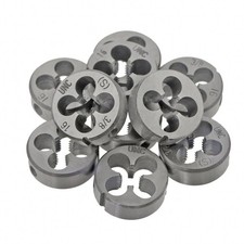 UNC/BSW Round Dies Threading Tools Alloy Steel 4 6 8 10 1/8 5/32 3/16 1/4 5/16