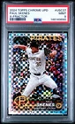 2024 TOPPS CHROME UPDATE USC27 PAUL SKENES X-FRACTOR RC PSA 9 MINT