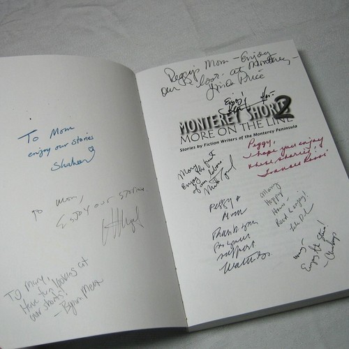 MONTEREY PENINSULA SHORTS 2 autographs Short Fiction Writers hand-signed 2005 - Imagen 2 de 5