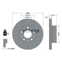 Textar 2X Bremsscheibe 92275105