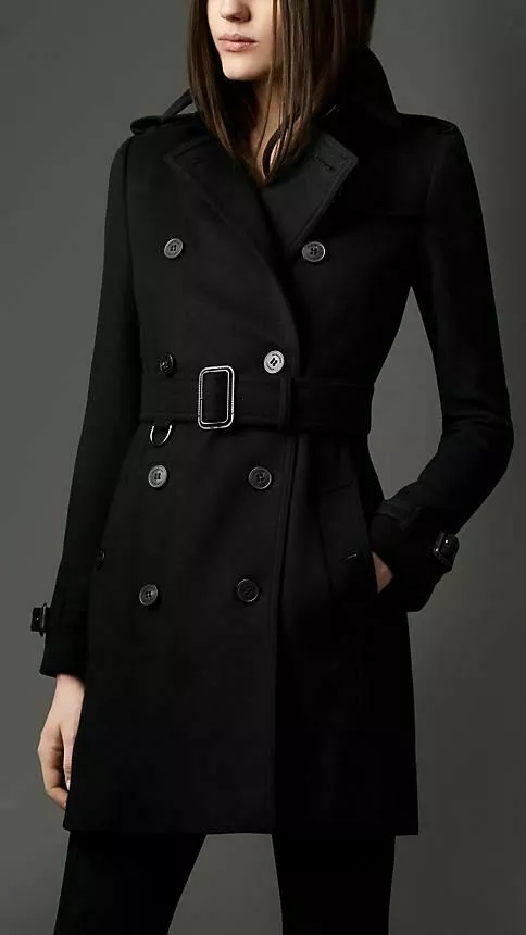 KENSINGTON DOUBLE WOOL CASHMERE TRENCH COAT US 10 EU 44 eBay