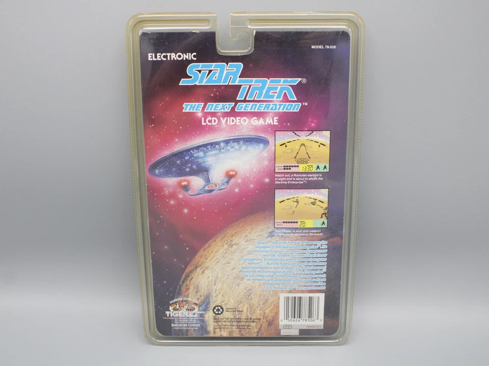 Tiger Electronics Star Trek: The Next Generation Handheld LCD Game New Sealed - Image 4 of 4