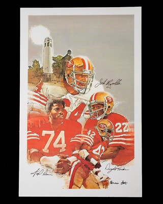 Cliff Spohn 1982 Paint Print Art-49ers Taco Bell Dr. Pepper Jack Reynolds