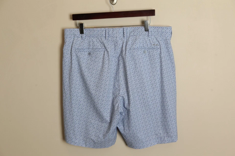 Pantalones cortos de golf RLX Ralph Lauren para hombre azul y blanco como nuevos 36 9" entrepierna Foto 4 de 4