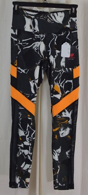 New Balance x Isaac Mizrahi Live! Women's Printed Leggings Black Size XS