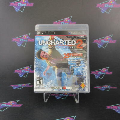 Uncharted 2 Among Thieves PS3 PlayStation 3 + Reg Card Complete  - 1 Year Warr..