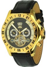 Lindberg & Sons Modell Python gold Automatikuhr Datum Herrenuhr Armbanduhr