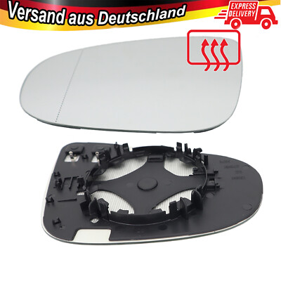 Für VW Golf 6 2008 - 2014 Links Fahrerseite Spiegelglas Heizung Konvex Glas