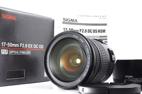 SIGMA 17-50mm F/2.8 EX DC OS HSM FLD GLASS Lens for Canon EF mount -Near Mint-