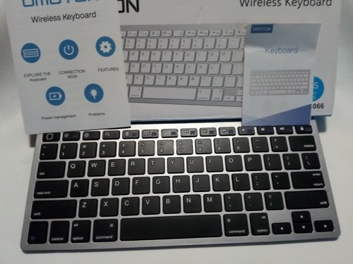 OMOTON Ultra-Slim Wireless Keyboard Model #KB066 - Gray - New in the Box - Picture 3 of 4