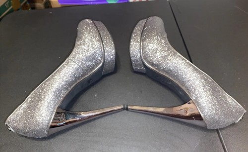 MICHAEL MICHAEL KORS Women's Gideon Pump Gunmetal Glitter 9.5 M - Picture 8 of 11