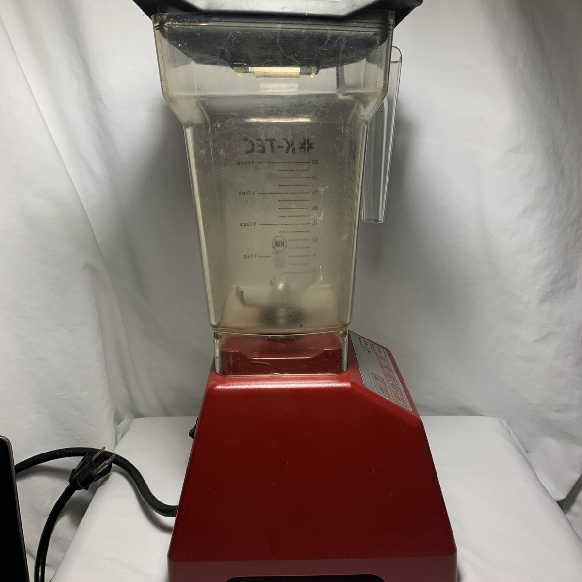 Blendtec Total Blender ES3 未使用品 Blendtec Red ES3 Home Countertop Total Blender With 32oz Pitcher