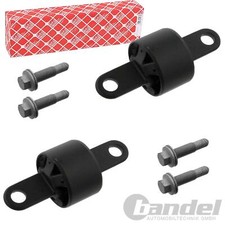 2x FEBI HINTERACHSLAGER BUCHSEN für FORD FOCUS II C-MAX KUGA VOLVO V50 MAZDA 3+5