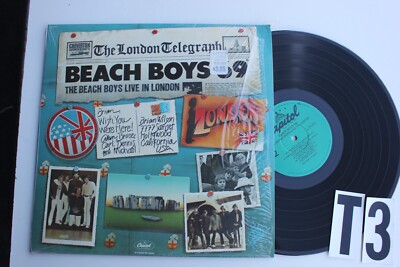 The Beach boys London Concert  Shrink Record lp original vinyl album