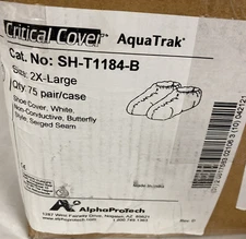 Alpha Pro Tech Sh-T1184-B Critical Cover® Aquatrak® Shoe Covers,Fluid