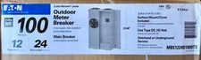EATON MBE1224B100BTS 100 AMP Type BR Outdoor Meter Breaker Base Enclosure 