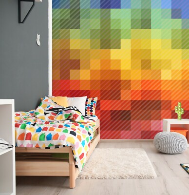 3D Rotes Quadrat C034 Tapete Wandbild Fototapete Abnehmbarer Shandra Smith Zoe
