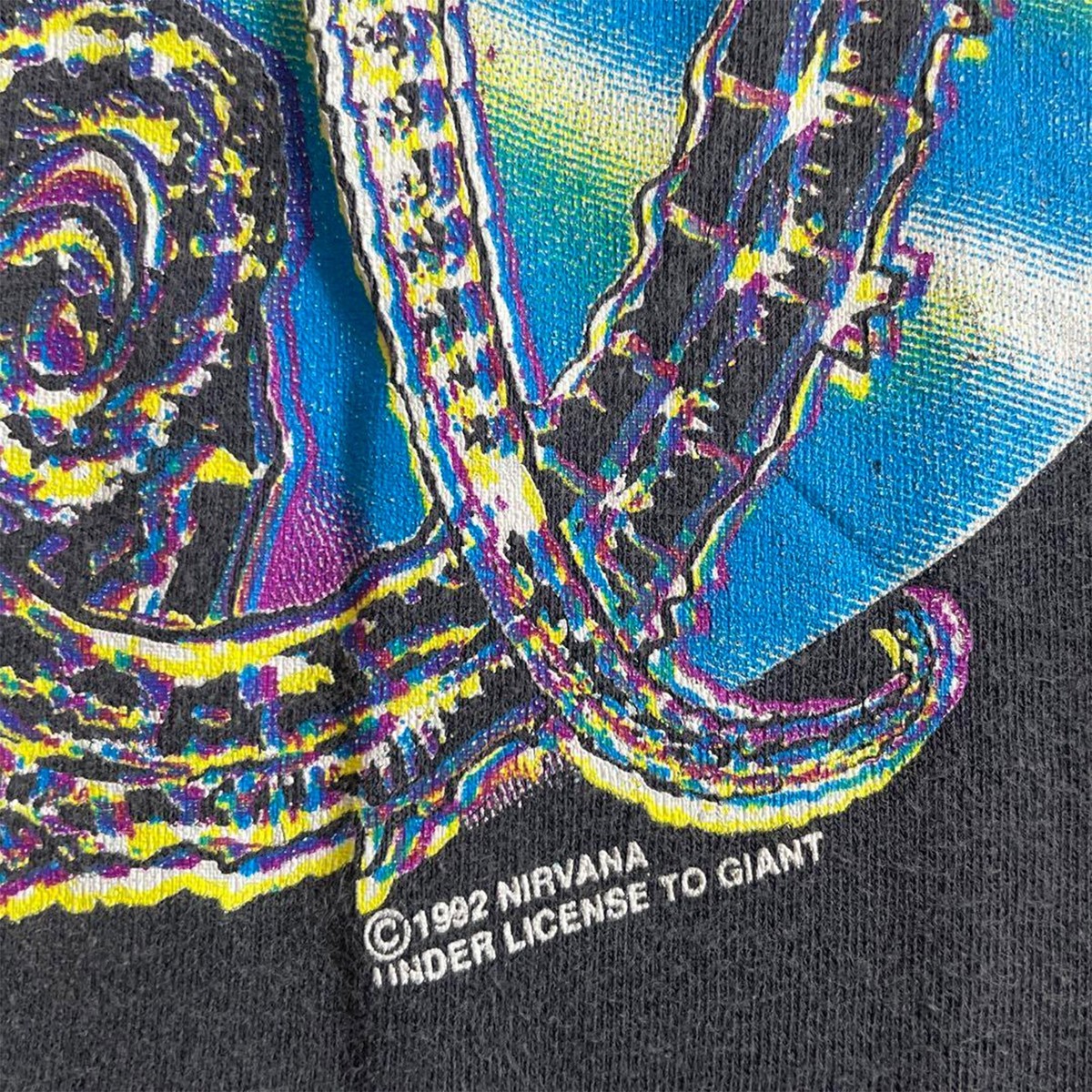 NIRVANA COME AS YOU ARE 90s Vintage Rock Band T-shirt Black NIRVANA COME AS YOU ARE 90s Vintage Rock Band T-shirt Black